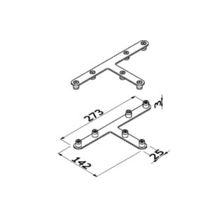 ALUVISION Connecteur 6P T90° LS30 C