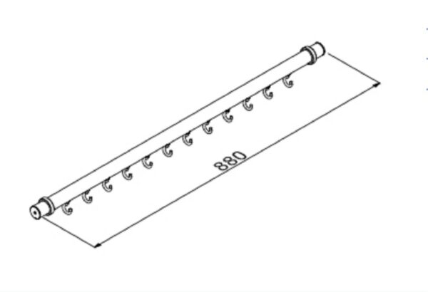 ALUVISION clothes rod