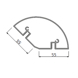 ALUVISION C45-corner A1 profile