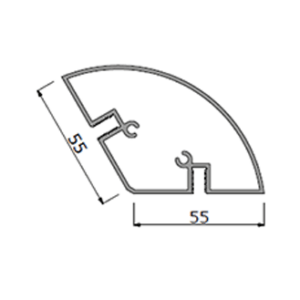 ALUVISION C60-corner A1 profile